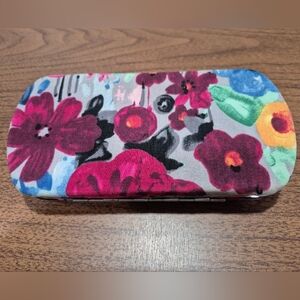 EUC Thirty-One Hard Case Floral Wallet